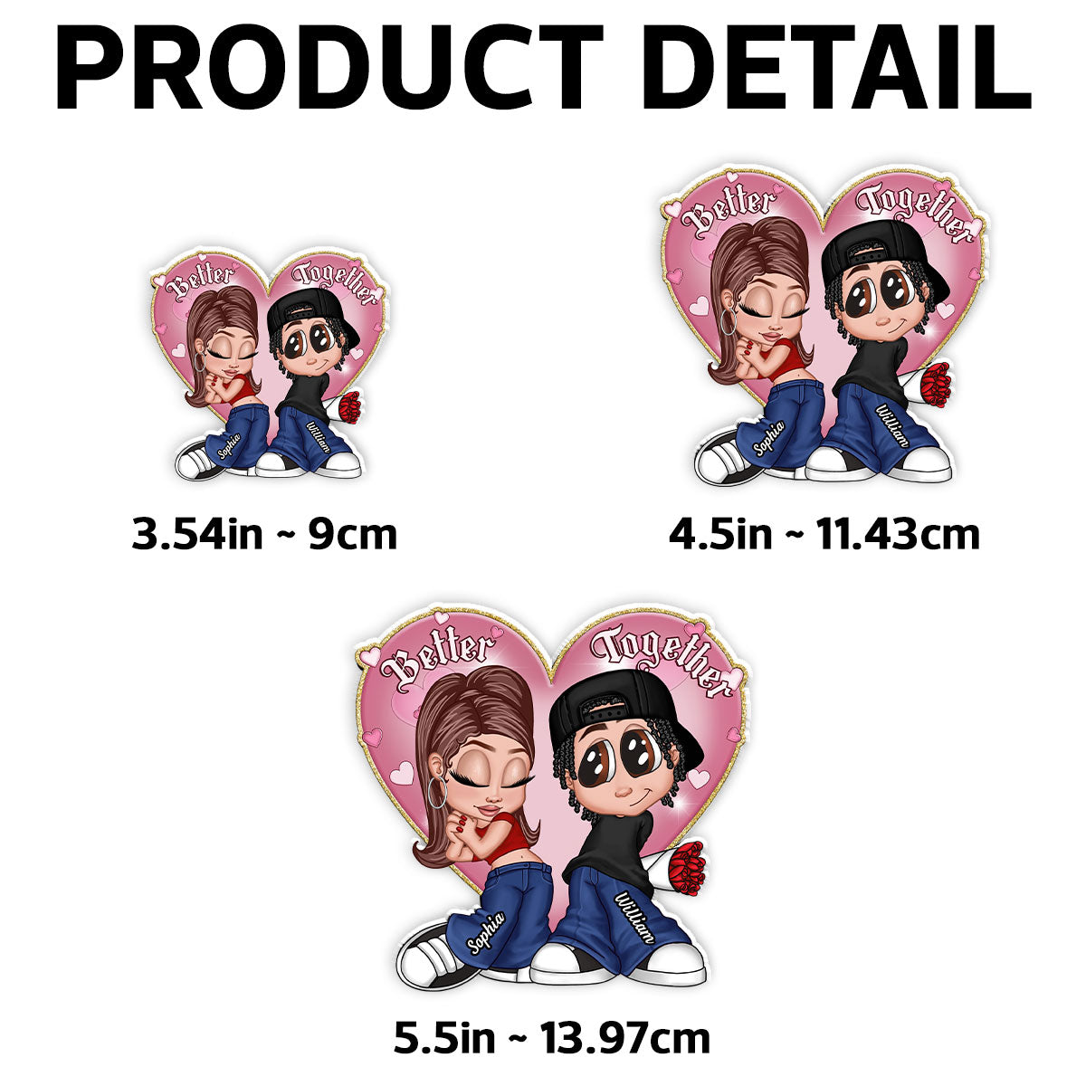 Be Mine Y2K Chicano Style Couple  Gift For Her For Him Personalized Acrylic Fridge Magnet
