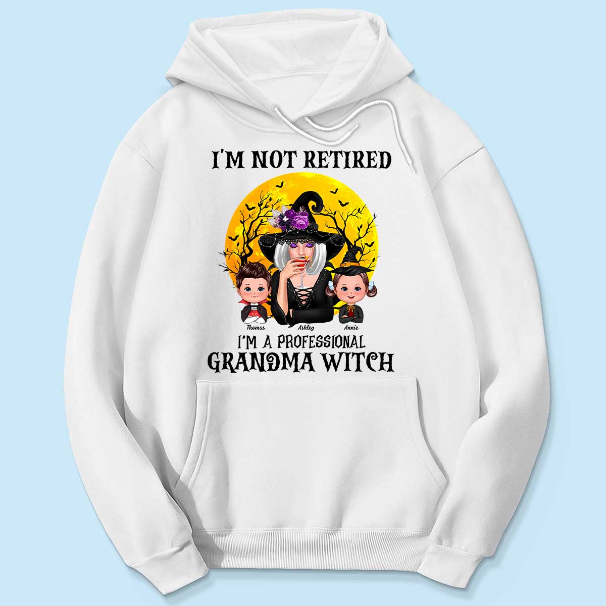 Professional Grandma Witch Halloween Personalized Shirt