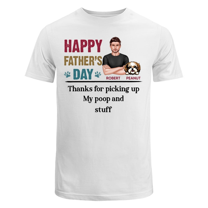 Happy Father‘s Day Dog Dad Retro Personalized Shirt