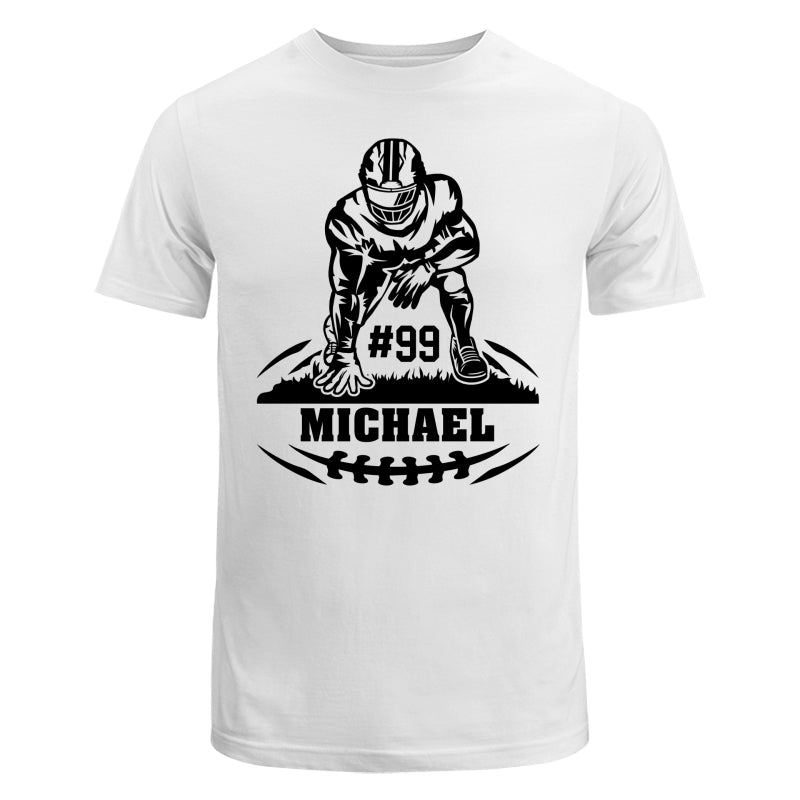 Football Player Standing On The Ground Football Season Matching Personalized Shirt