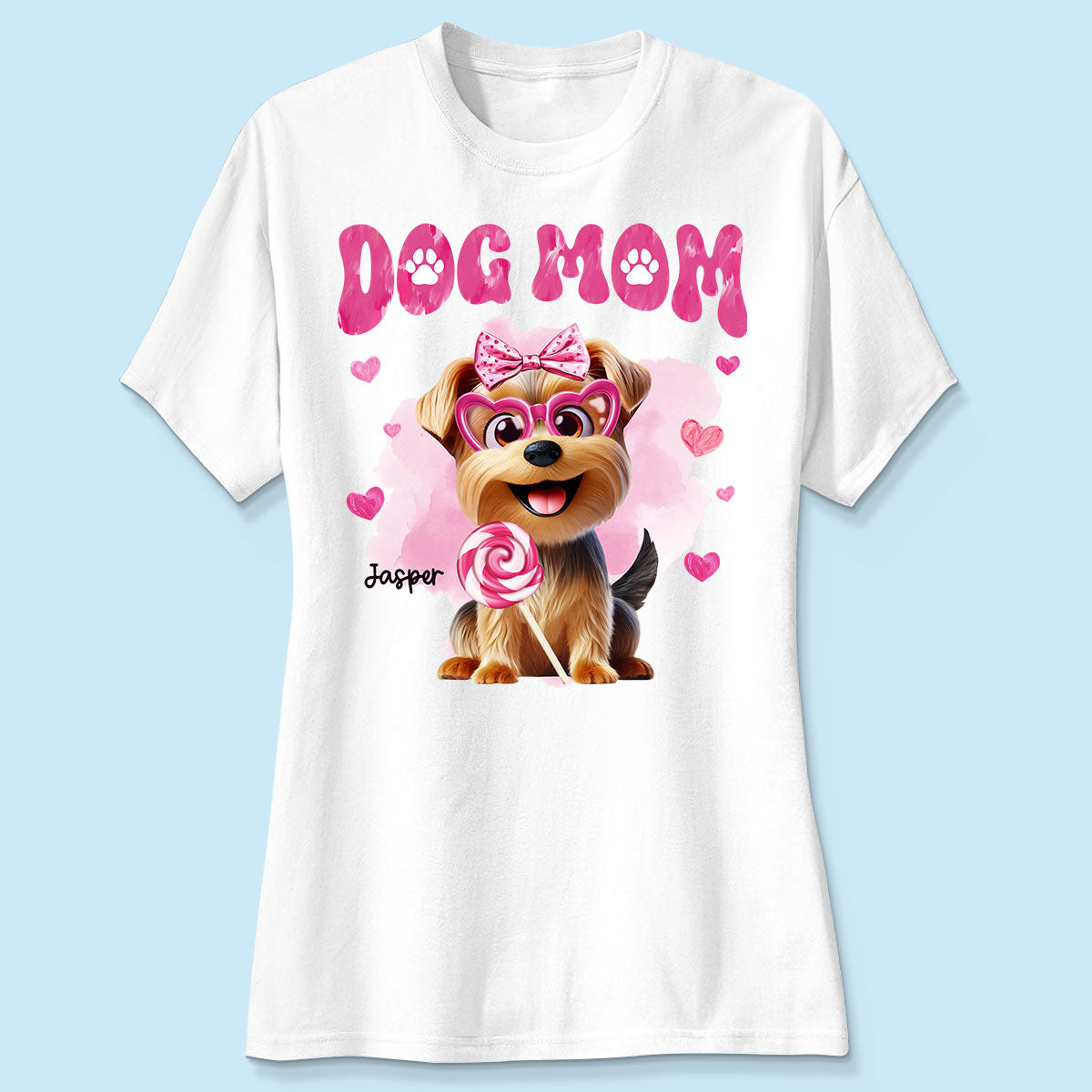 Funny Cartoon Dogs Dog Mom Personalized Shirt,  Gift For Dog Lovers, Dog Moms