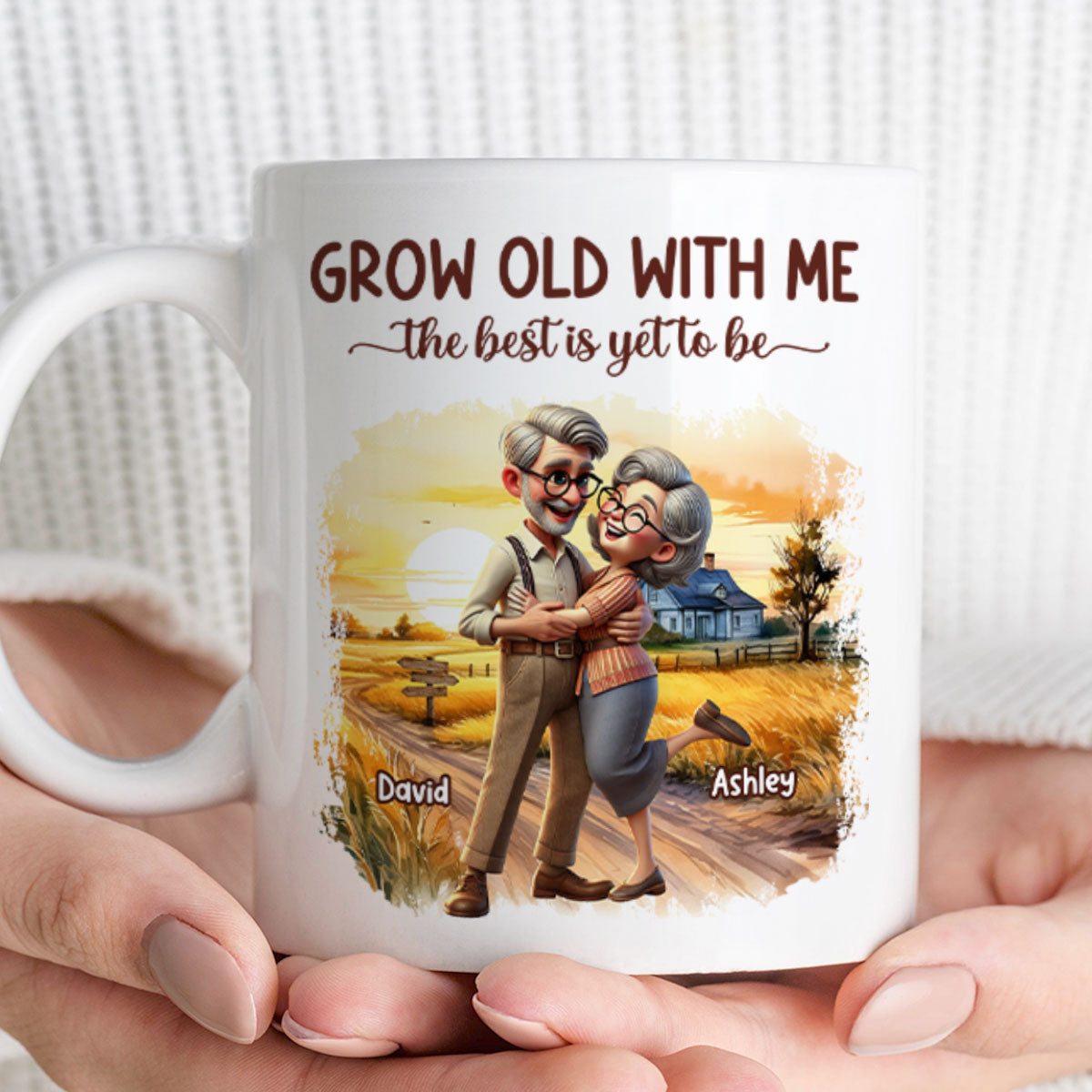 I Had You And You Had Me Happy Old Couple Personalized Mug, Anniversary  For Him, For Her, Husband, Wife