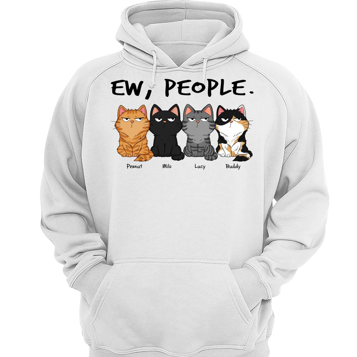 Ew People Funny Cat Expression Custom-made Gift For Cat Lover Personalized Shirt