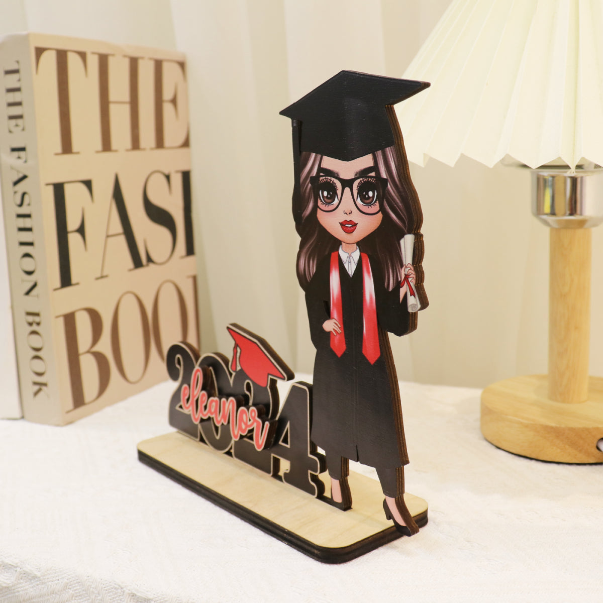 Graduation Gift Graduate Senior Class Of 2024 Personalized Standing Wooden Plaque