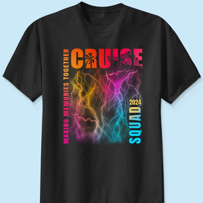 Personalized Cruise Squad 2024 Shirt Caribbean Cruise, Matching Shirts Family Cruise Crew, Summer Vacation Bootleg Tee