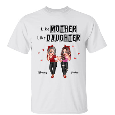 Frame Words Like Mother Like Daughter Personalized Shirt