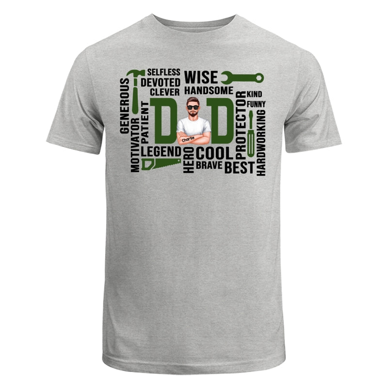 Dad The Man The Legend Definition Word Art Cool Gift For Dad Personalized Shirt