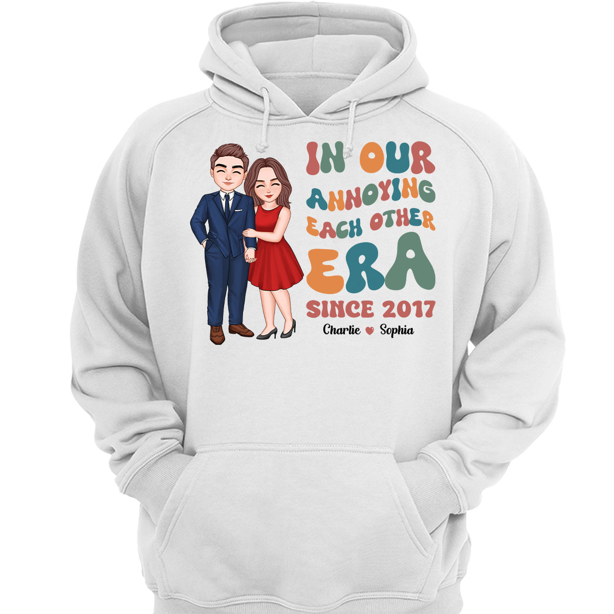 In Our Annoying Each Other Era Funny Couple Personalized Shirt