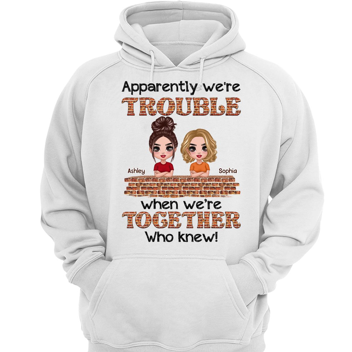 Doll Besties Trouble Brick Personalized Shirt