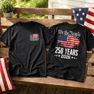 We The People Custom Name - Personalized Shirt - United States 250th Anniversary USA Patriotic