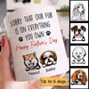 Sorry My Fur On Everything Happy Father‘s Day Dog Dad Personalized Mug