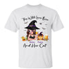 This Witch Loves Beer And Her Cats Personalized Shirt