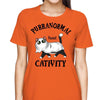 Purranormal Cativity Fluffy Walking Cats Halloween Personalized Shirt