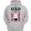 Best Dad Ever Man Standing Personalized Hoodie Sweatshirt