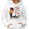 Have Plans With Walking Dog Sassy Girl Personalized Hoodie Sweatshirt