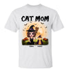 Doll Halloween Witch Cat Mom Personalized Shirt