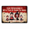 Tired Of Hiding The Bodies Halloween Family Personalized Doormat