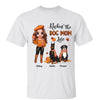 Fall Season Doll Woman Standing Best Dog Mom Ever Personalized Shirt