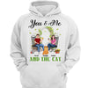 Couple And Cats Flower Gate Personalized Shirt