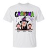 Halloween Pattern Grandma & Doll Kid Personalized Shirt