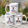 Real Man Good Morning Dog Human Servant Personalized Mug