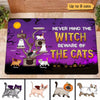 Halloween Little Monsters Live Here Cat Tree Personalized Doormat