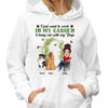 Work In Garden And Hang Out With Cute Sitting Dog Gardening Doll Personalized Shirt