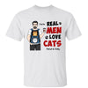 Real Men Love Cats Cat Dad Backpack Personalized Shirt