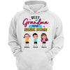 Best Grandma Hands Down Doll Kid Personalized Hoodie Sweatshirt