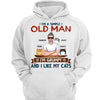 Simple Old Man Like Cats Personalized Hoodie Sweatshirt