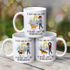 Man & Dog Bond Can‘t Be Broken Walking Dog Personalized Mug