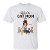 Rockin‘ The Cat Mom Life Doll & Sitting Cat Personalized Shirt