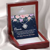 Hold On To This Grandma Gift Personalized Love Knot Necklace Message Card