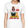 Pop Art Woman Loves Her Cats Personalized Shirt