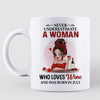 Never Underestimate A Wine Lady Born In July Birthday Gift Mug