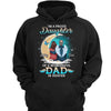 Proud Daughter Of Dad In Heaven Moon Personalized Shirt