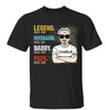The Legend Grandpa Old Man Father‘s Day Birthday Gift Personalized Shirt (Dark Color)