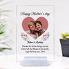 Mother And Daughter Custom Photo Gift From The Heart Personalized Acrylic Plaque