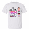 Awesome Mom Grandma Belongs To Personalized Shirt