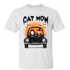 Halloween Cats On Car Personalized Shirt