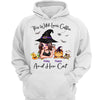 This Witch Loves Coffee And Her Cats Personalized Shirt