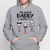 This Dad Belongs To Little Cute Kids Personalized Hoodie Sweatshirt