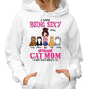 Sexy Cat Mom Personalized Hoodie Sweatshirt