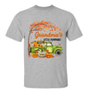 Fall Season Green Truck Under Tree Personalized Shirt