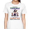 Halloween Get In Trouble Grandma And Grandkids Personalized Shirt