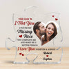 Couple Photo Found My Missing Piece Gift For Him For Her Personalized Personalized Puzzle Acrylic Plaque