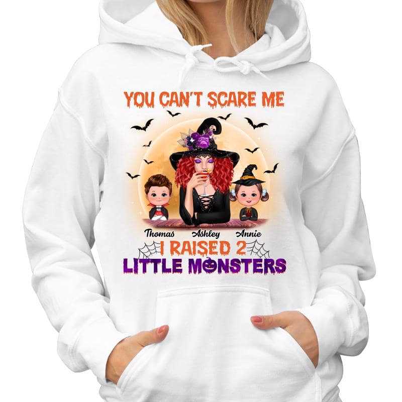 Halloween You Can‘t Scare Me I Raised Monsters Doll Kid Personalized Shirt