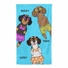 Swimsuit Dachshunds Summer Personalized Beach Towel
