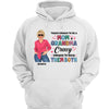 Touch Mom Grandma Posing Nana Personalized Hoodie Sweatshirt