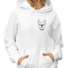 Dog Face Simple Outline Personalized Hoodie Sweatshirt